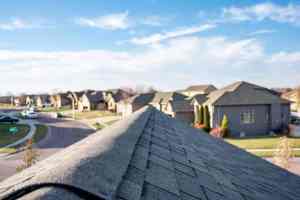 ridge of roof