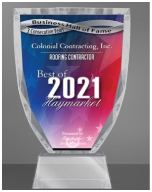 Colonial Contracting Inc. - Contact Colonial award4.png