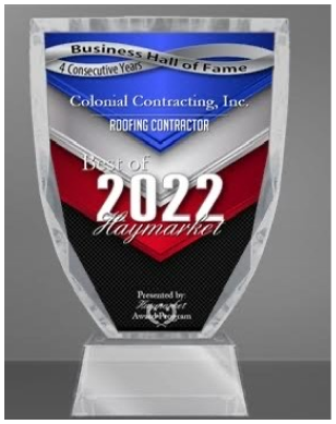 Colonial Contracting Inc. - Contact Colonial award6.png