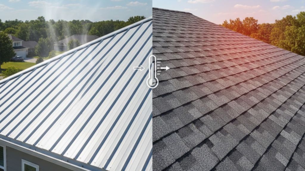 How Do Metal and Asphalt Shingles Compare on Energy Efficiency?
